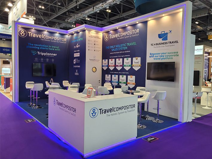 Domus Exhibitions : Gallery - Exhibition Stand Contractor UK Travel Compositor - World Travel Market, London